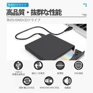 CD DVD ドライブ 外付け 光学式 Mac...の詳細画像2