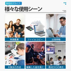 CD DVD ドライブ 外付け 光学式 Mac...の詳細画像3