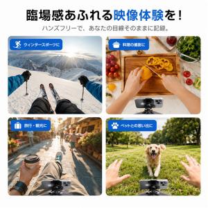 スマホ ネックホルダー 首掛け マグネット 動...の詳細画像2