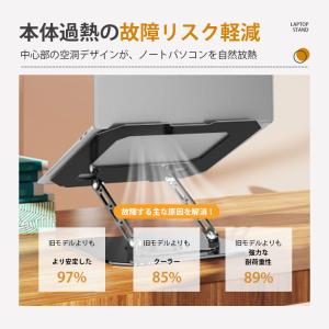 ノートパソコン スタンド パソコンスタンド 折...の詳細画像5