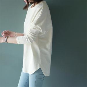 カットソー レディース ロンt 長袖tシャツ ...の詳細画像5