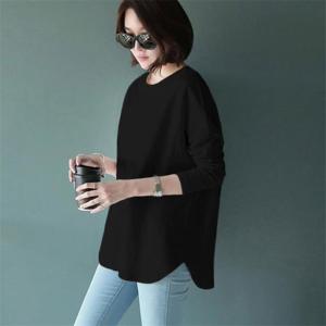 カットソー レディース ロンt 長袖tシャツ ...の詳細画像2