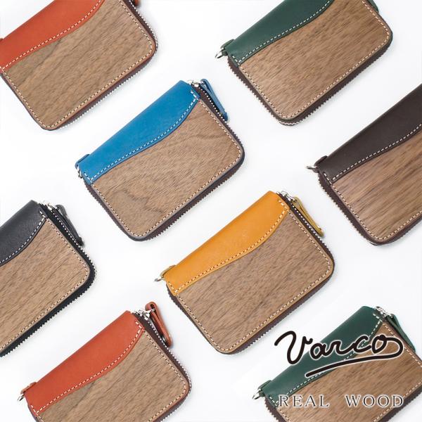 VARCO REALWOOD Round mini wallet 財布 小さい 大容量 コインケース...