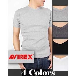 AVIREX アビレックス DAILY V-NECK S/S T-SHIRTS 6143501 Vネック 半袖 無地 Tシャツ 旧617351 メンズ