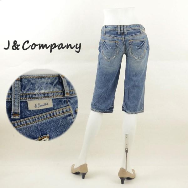 J&amp;Company ジェイアンドカンパニー C1183SDDI ダメージ加工ショートパンツ レディー...