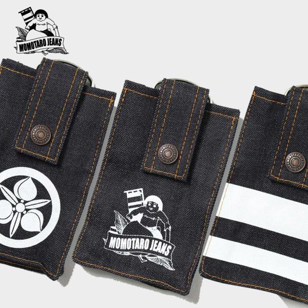 桃太郎ジーンズ デニム スマートフォンケース メンズ 岡山 MOMOTARO JEANS AS-68...