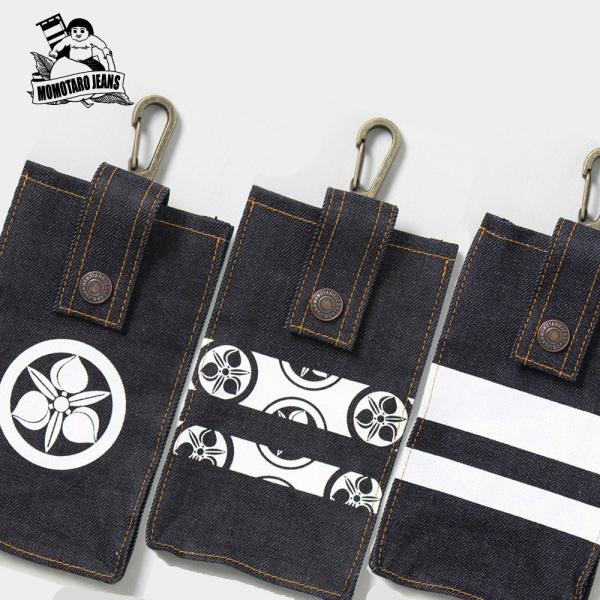 桃太郎ジーンズ デニム スマートフォンケース メンズ 岡山 ジーンズ MOMOTARO JEANS ...