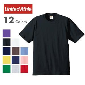 6.2oz 無地 Tシャツ 厚手 メンズ 半袖 メンズ ユナイテッドアスレ United Athle 5942-01 6.2オンス ユニセックス プレミアム T 男性 得トクセール｜vari