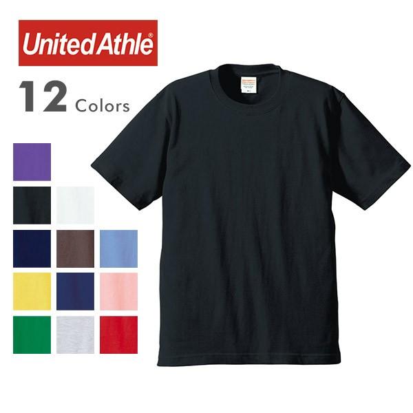 6.2oz 無地 Tシャツ 厚手 メンズ 半袖 メンズ ユナイテッドアスレ United Athle...