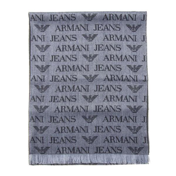 【並行輸入品】ARMANI JEANS マフラー 934504 CD786 00041 グレー ウー...