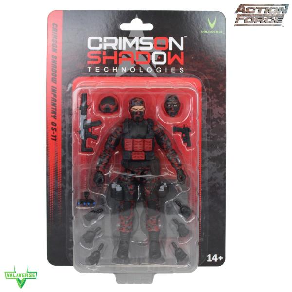 Valaverse Action Force Series 5 Crimson Shadow Inf...