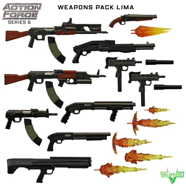 Valaverse Action Force Series 6 Weapons Pack Lima ...
