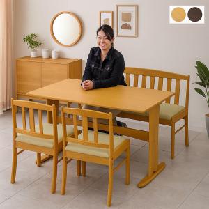 イケア（IKEA） HAGERNAS/ヘーゲルネス テーブル＆チェア4脚 パイン材