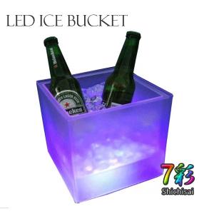 光る ワインクーラー タワー型 充電式 マルチカラー ボトル シャンパン