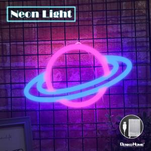 DENKO HOME（電光ホーム） LED ネオンサイン 流れ星 USB ネオンライト