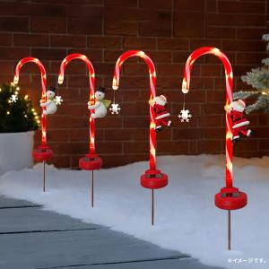 ソーラー イルミネーション クリスマス ステッ...の詳細画像4