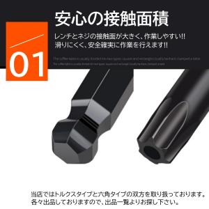 六角レンチセット 六角棒レンチ ロング 9本入...の詳細画像2