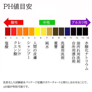 100枚入 リトマス試験紙 ph試験紙 pH1...の詳細画像2