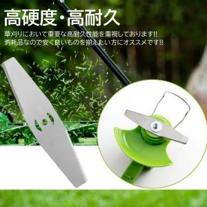 5枚入 草刈り機 芝刈り機 替刃 スチールブレ...の詳細画像3