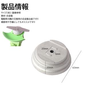 充電式草刈機用 交換用蓋 台座 1個 刈払機 ...の詳細画像1