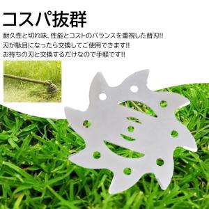 6インチ 八角型 チップソー 1枚 充電式 草...の詳細画像2