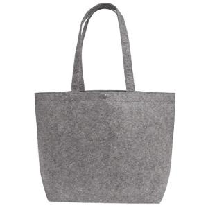 丸玉工業 トートバッグ 手提げ袋 フェルトバッグ Mサイズ グレー