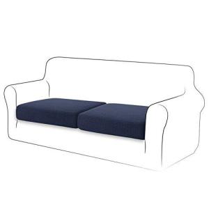 TIANSHU 2枚セット ソファー座面カバー 1人掛け,ソファー クッション カバー 無地 縦横弾力 ストレッチ フィット