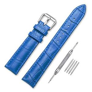 時計バンド 鰐皮紋様 レザー腕時計交換用ベルト 12mm 14mm 16mm 18mm 20mm 22mm 24mm おしゃれ 耐水性 スポ