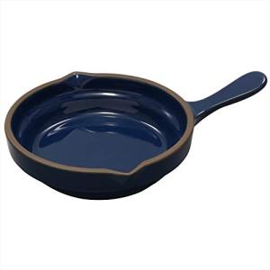 イチキュウ 美濃焼 フライパン トリコロール ネイビー 日本製 19.3cm 583-10