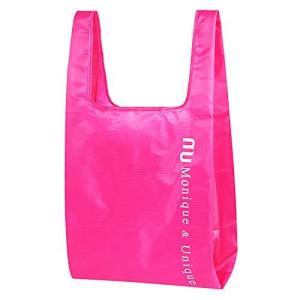 Monique & Unique エコバッグ 折りたたみ 買い物袋 大容量 軽量 防水 M&Uオリジナル レディース メンズ 人気 (ピンク