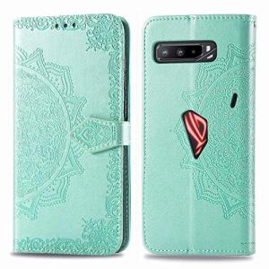 RuiMi Asus ROG Phone3 ZS661KS 対応 手帳型 純色 全6色 花柄 ケース 横開き Asus ROG Phone3