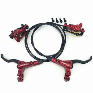 QIRUN自転車ブレーキレバー 左右レバーセット800/1400ミリメートルMTB自転車の油圧ディスクブレーキセットフロントとリアのバイクパ