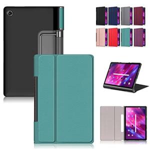 Duanr Lenovo Yoga Tab 11 専用ケース カバー スタンド機能 11インチ 三つ折り 折り畳み 衝撃吸収 耐衝撃 タブレ