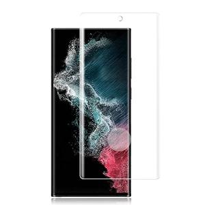 RuiMi FOR Galaxy S22 Ultra 用のガラスフィルム 超薄型 強化ガラス 3D曲面 保護フィルム FOR Galaxy
