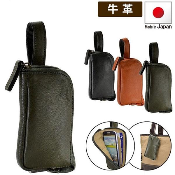 取寄品 ビジネスバッグ ビジネス鞄 日本製 BC牛革スマホケース スマホポーチ スマートフォン ケー...