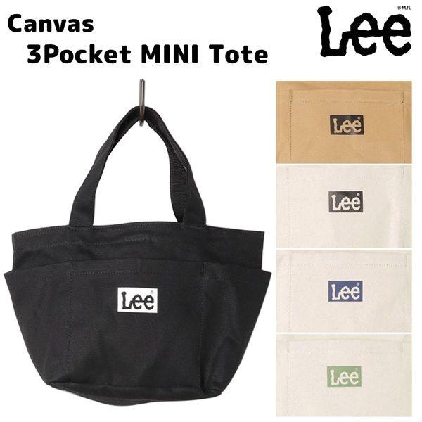 取寄品 バッグ ユニセックス Lee リー 0425624 キャンバス3ポケットミニトート トートバ...