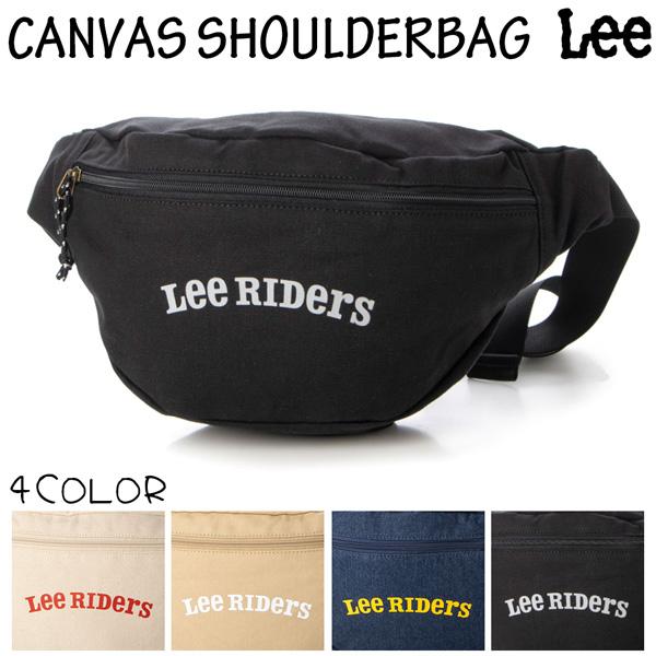 取寄品 リー Lee キャンバスロゴ入りウエストバッグ ウエストバッグ ウエストポーチ ボディバッグ...