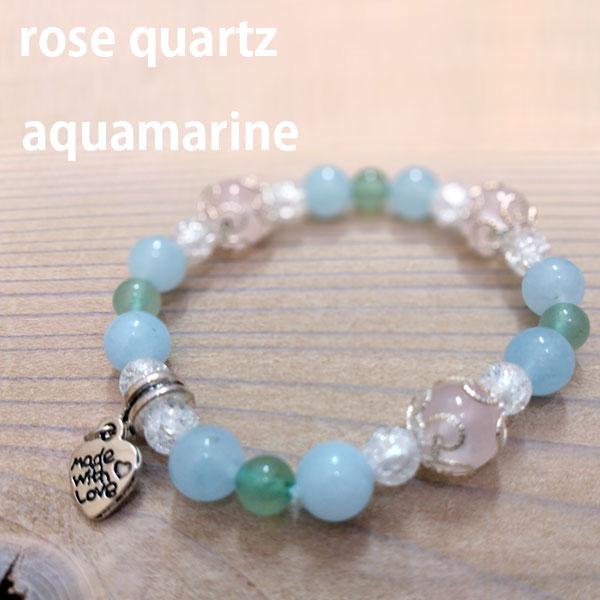 天然石 ローズクォーツ紫 パワーストーン ブレスレット SS015 アミュレット 開運風水 送料無料