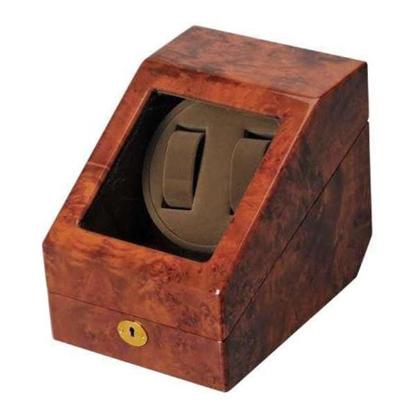 取寄品 LUHW ローテンシュラガー 木製2連ワインディングマシーン 2本巻き 2連 ウォッチワイン...