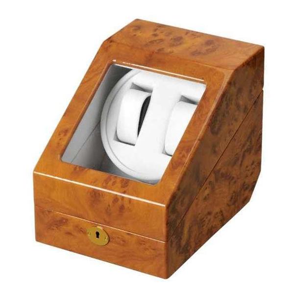 取寄品 LUHW ローテンシュラガー 木製2連ワインディングマシーン 2本巻き 2連 ウォッチワイン...