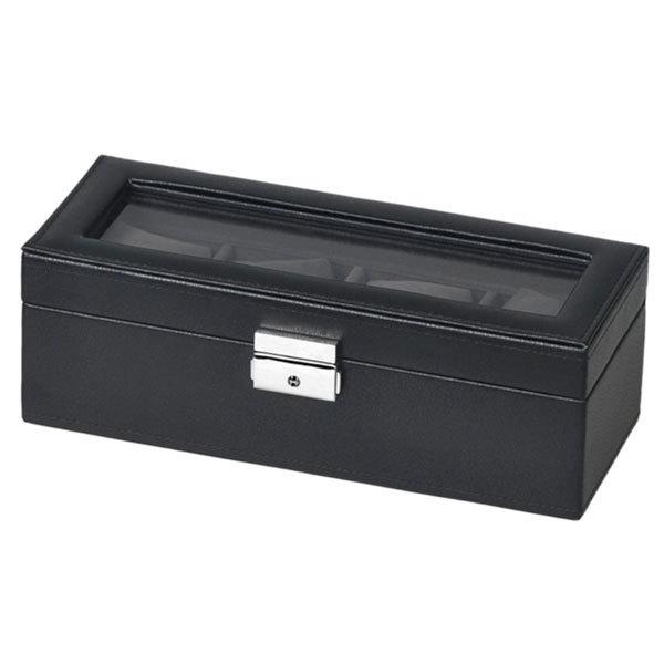 取寄品 Es'prima エスプリマ 合皮4本時計ケース 4本 腕時計保存箱 収納ボックス SE83...