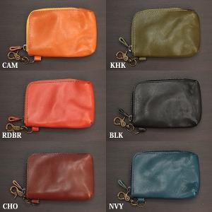 取寄品 日本製本革 栃木レザー[ジーンズ] 小...の詳細画像3