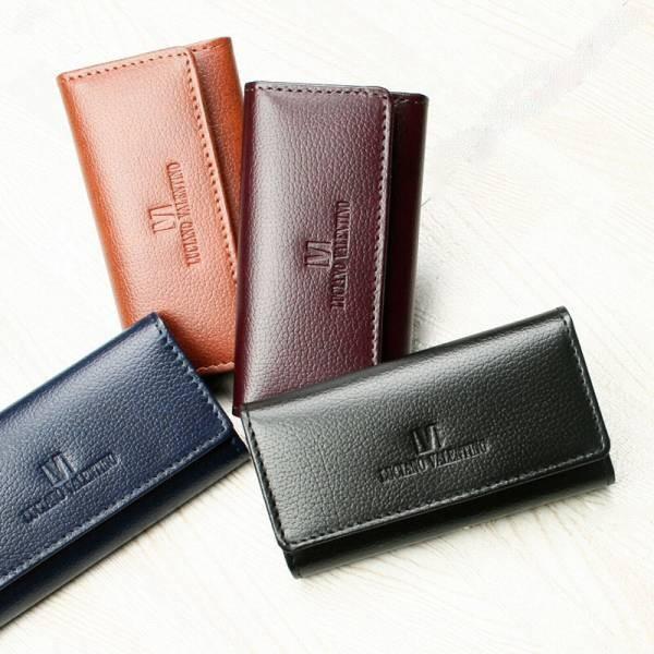 取寄品 本革 LUCIANOVALENTINO ルチアーノバレンチノ サラマンダーPANDA三つ折り...