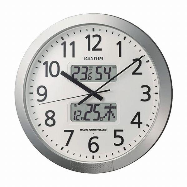 取寄品 正規品 RHYTHM リズム時計 4FN404SR19 プログラムチャイム時計 プログラムカ...