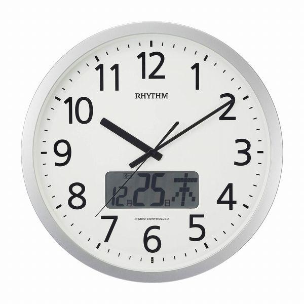 取寄品 正規品 RHYTHM リズム時計 4FN405SR19 プログラムチャイム時計 プログラムカ...