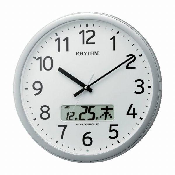 取寄品 正規品 RHYTHM リズム時計 4FNA01SR19 プログラムチャイム時計 プログラムカ...