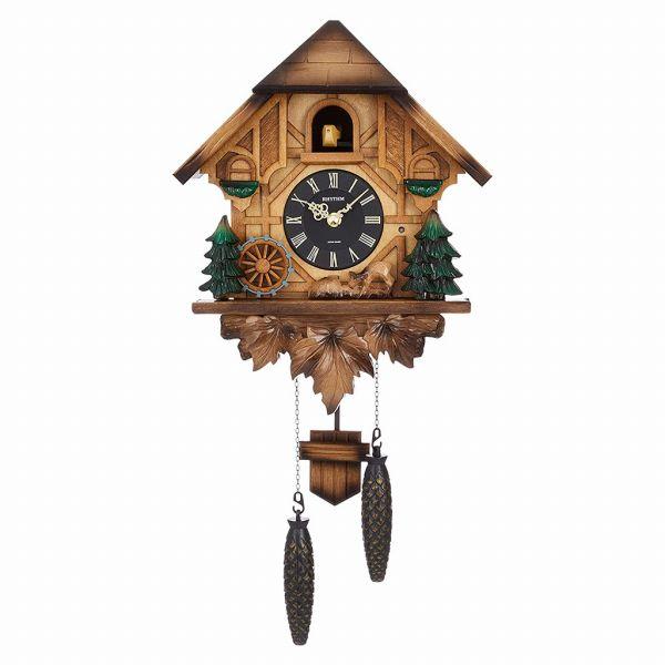 取寄品 正規品 RHYTHM リズム時計 4MJ423SR06 カッコーロック カッコーティンバー ...