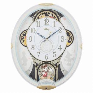 RHYTHM』リズム 電波掛け時計 メロディー(全18曲) 4MN484RH23