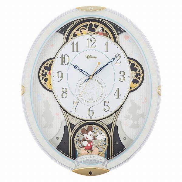 取寄品 正規品 RHYTHM リズム時計 4MN509MC03 ディズニー ミッキー&amp;フレンズ M5...