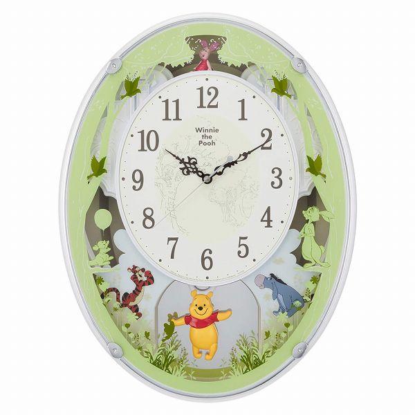 取寄品 正規品 RHYTHM リズム時計 4MN523MC03 ディズニー くまのプーさんM523 ...